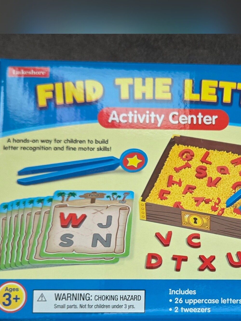 Lakeshore Find the Letter Activity Center - Blue and Red